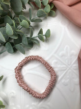 Load image into Gallery viewer, Luxury Mulberry Silk hair scrunchies - Pale Pink