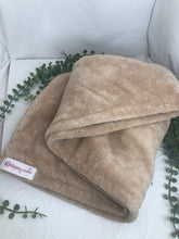 Load image into Gallery viewer, Microfiber Hair Wrap- Mocha Brown