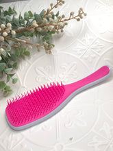Load image into Gallery viewer, Detangling Hair Brush - White and Pink
